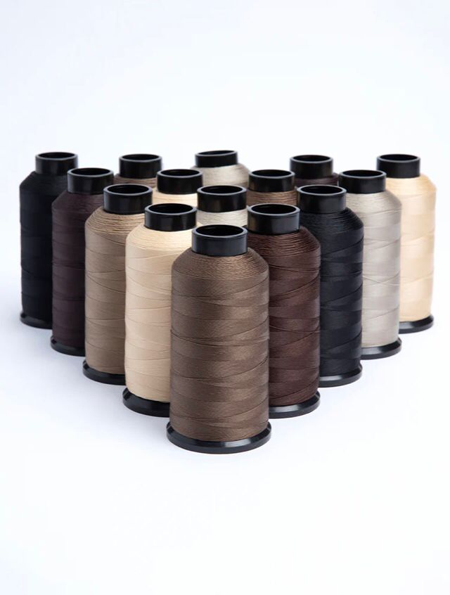 Light Brown Bonded Nylon Thread